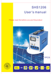 SHS1206 User`s manual