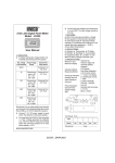 3½D LCD Digital Panel Meter Model : LC035 User Manual LC035