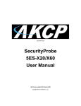 SecurityProbe 5ES-X20/X60 User Manual