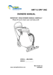 OWNERS MANUAL WET & DRY VAC