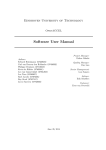 Software User Manual - Information Systems