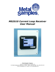MS2510 Current Loop Receiver User Manual
