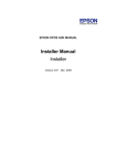 Installer Manual