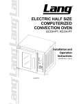 Lang Electric Half Size Computerized Convection Oven
