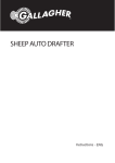 How to turn the Sheep Auto Drafter on