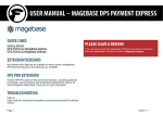 USER MANUAL &ndash; MAGEBASE DPS PAYMENT EXPRESS
