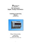 DAT 400 Manual 0.5 - Elettronica Lucense