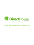 Energy Saving Tips For A Greener Life