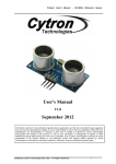 User`s Manual September 2012