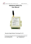 KB3030-N GPRS DTU User Manual - Shenzhen Kingbird Network