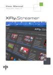 XFly Streamer 01.01 User`s Manual