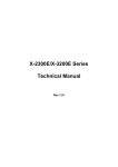 X-2300 & X-3200 tech Manual