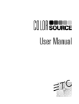 Color Source User Manual