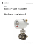 CAMERON Flow Computer Scanner 2000 Hardware User Manual