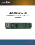 UDC-8625A(-A, -B) User Manual