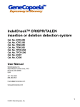 IndelCheck™ detection system user manual