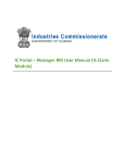IC Portal – Manager RM User Manual (IS Claim Module)