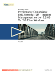 Performance Comparison: BMC Remedy ITSM
