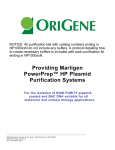 Providing Marligen PowerPrep™ HP Plasmid Purification