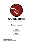 SVFlux Tutorial Manual - SoilVision Systems, Ltd