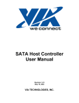 SATA Host Controller User Manual