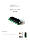 USER MANUAL LCD Vision USB V11.09
