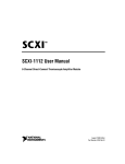 SCXI-1112 User Manual - National Instruments