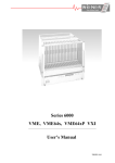 Series 6000 VME, VME64x, VME64xP VXI User`s Manual