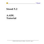 Stood 5.2 AADL Tutorial