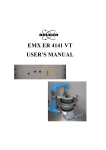 EMX ER 4141 VT USER`S MANUAL