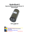 HydroScat-2 User`s Manual - Hobi Instrument Services