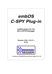 embOS C-SPY Plug-in