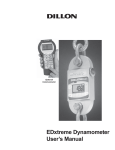 EDxtreme Dynamometer User`s Manual