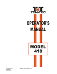 418 User Manual - Ten-Tec