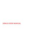 DINGO USER MANUAL