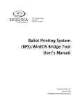 BPS / WinEDS Bridge Tool User`s Manual