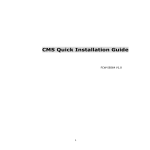 CMS quick guide (English) for 1.3, 3 and 5 Megapixel IP Cameras