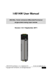I-8014W User Manual