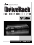 Studio DriveRack Manual 6/18/03