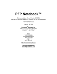 PFP Notebook™ - Brentmark Software