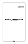 Acoustica MVS USB Manual