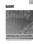 SMAC Moving Coil Actuators Catalogue