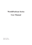 WorldPenScan Series User Manual