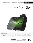 PROFESSIONAL MONITOR/RECORDER MANUAL - NEF-X