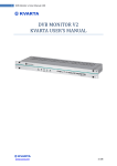 DVB Monitor v2 User Manual 2.00 - R