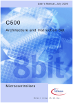 C500 Architecture and Instruction Set