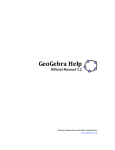 GeoGebra Help Official Manual 3.2