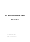BCC - Bare-C Cross-Compiler User`s Manual