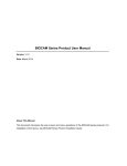 BIOCAM Series Product User Manual
