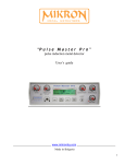 “Pulse Master Pro ” - Mikron Metal detectors